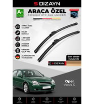 S-Dizayn Opel Vectra C Ön Cam Silecek Seti 2002-2008 Premium Araca Özel 60-48 Cm A+ Kalite