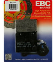 Ebc Fa103 1987-2003 Suzuki VL 1400 Intruder Uyumlu Arka Fren Balatası Organik Ba