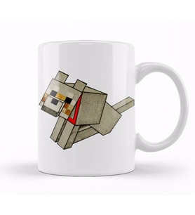 Minecraft Puppy Kupa Bardak Porselen