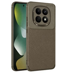 Redmi Note 15 Pro Plus 5G Auto Focus Karbon Kapak - Kahverengi