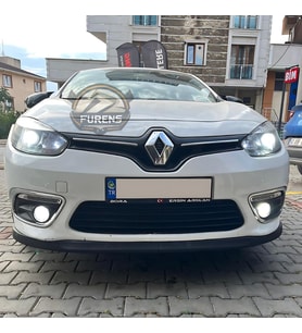 Renault Fluence 2009-2012 Uyumlu H lip Esnek Ön Lip 2 Parça Karlık Ön Ek Tampon Altı Dil