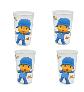 Çocuk Bardağı Sevimli Bardak 200 Ml 4'lü Set