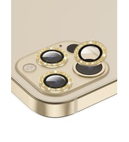 BİNANO IPHONE 11 PRO MAX DIAMOND GOLD CAMERA KORUYUCU