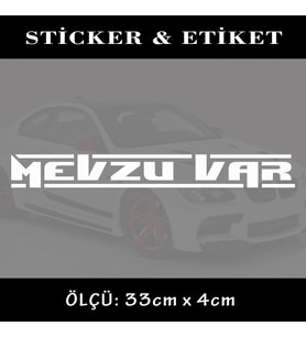 OLAY VAR oto sticker yazı - araba kask motosikler kamyonet minibüs uyumlu etiket