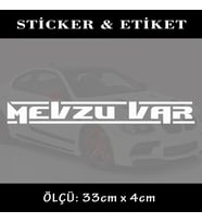 OLAY VAR oto sticker yazı - araba kask motosikler kamyonet minibüs uyumlu etiket