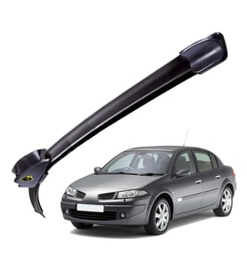 Mega Oto Market RBW Otomobil Sileceği Muz Silecek Takımı 24/18 inch 60/45 cm Renault Megane 2 Cabrio Sedan ile uyumlu