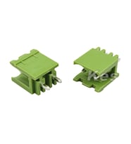 2 Pin Geçmeli Klemens 180' Erkek 5.08mm Yeşil