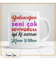 Babalar Günü Özel Hediye Çay Kahve Kupa Bardak-baba39