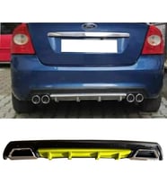 Ford Focus 2 Sarı Difüzör Çiftli Kare Egzoz Görünümlü D Tip Difizör 2004 - 2010