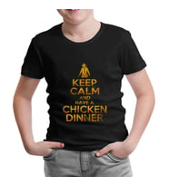 PUBG - Keep Calm Siyah Çocuk Tshirt