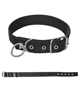 Savex Dokuma Köpek Boyun Tasması Siyah 3*60 cm