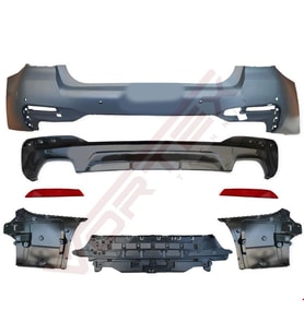 Bmw 5 Serisi G30 Arka Tampon M-tech Set Komple 2020 Sonrası Uyumlu