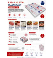 Kasap Jelatini Plastik Kağıt 35x50 cm 1 kg