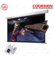 Codegen EX-20 MOTORLU PROJEKSİYON PERDESİ 200x200 Elektrikli Uzaktan Kumandalı (A - ETC8595-2229