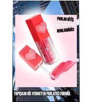 Pretty Beauty Love Lip Oil & Dudak Parlatıcı Lip Gloss