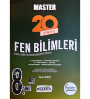 Okyanus 8.Sınıf LGS Master 20 Fen Deneme (Kırmızı)