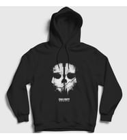 Presmono Unisex Siyah Ghosts Call Of Duty Kapüşonlu Sweatshirt 26840tt