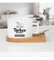Kişiye Özel Türkçe Öğretmeni Temalı Çay Fincanı