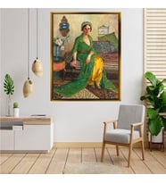 Altın  Çerçeveli tablo ss321