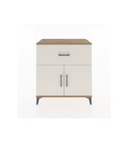 Hyperion Şifonyer Tek Çekmeceli 2 Kapaklı 88x44x96 Çam-Aytaşı
