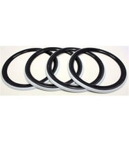 Atlas Lyon Siyah Beyaz Lastik Yanağı 13 Jant 4 lü Set 426285