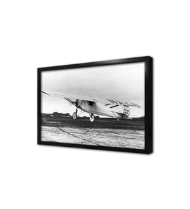 Charles Lindbergh Atlantiki Geçerken Çerçeveli Mdf Tablo