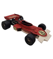 Dekoratif Nostaljik Metal Formula Yarış Arabası