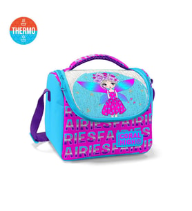 Coral High Kids Pembe Mavi Peri Desenli Simli Thermo Beslenme Çantası 11853