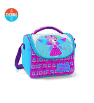 Coral High Kids Pembe Mavi Peri Desenli Simli Thermo Beslenme Çantası 11853