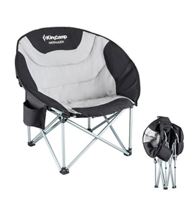 KingCamp MOONGAZER SANDALYE (BLACK/GREY) (Çok Renkli)