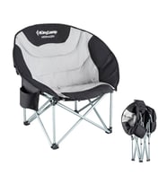KingCamp MOONGAZER SANDALYE (BLACK/GREY) (Çok Renkli)