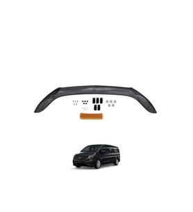 Mercedes Vito W447 Uyumlu Ön Kaput Koruma Rüzgarlığı 3mm AkrilikParlak Siyah Deflektör 2015-2020
