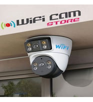 Çift Kameralı Dome WİFİ Kamera Kapı Girişi İç Ortam Ve Asansör Kamerası