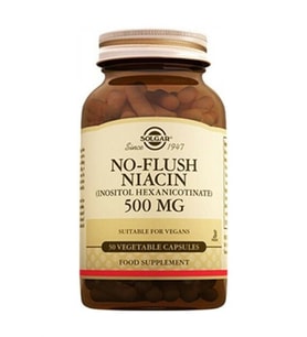 Solgar No Flush Niacin 500 mg 50 Kapsül