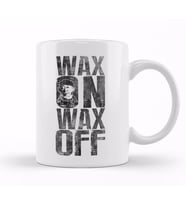 Wax On Wax Off Karate Kid Miyagi Kupa Bardak Porselen
