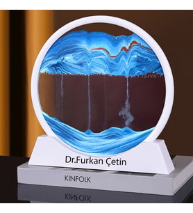 3D Hareketli Sandscape Kum Saati Dekoratif