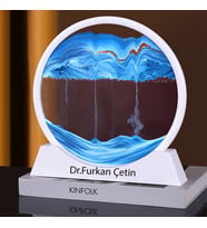 3D Hareketli Sandscape Kum Saati Dekoratif