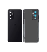 Oneplus 9 Arka Pil Batarya Kapağı Cam Kamera Lensli LE2110/LE115- (Mavi)