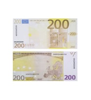 Geçersiz Şaka Düğün Parası Sahte Para 100 Adet Oyun Parası 200 Euro (Altın)