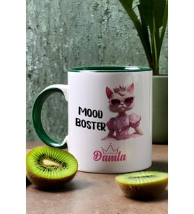 Mood Boster Hediye Kupa Bardak Doğum Günü Hediyesi (Yeşil)