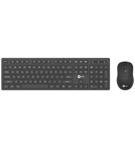 Lecoo KW201 Kablosuz Q Klavye Mouse Set Siyah Bilgisayar Pc Klavye Mouse Seti