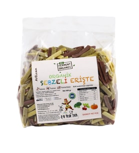 ORGANİK SEBZELİ ERİŞTE 450 GR