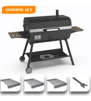 Ateşten Maxi Barbekü Mangal - Ekonomik Set