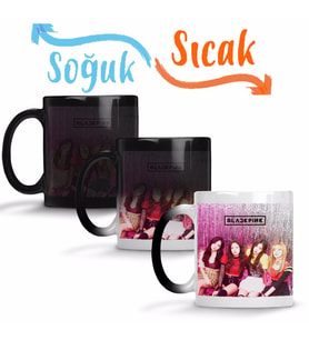 Blackpink 007 Sihirli Kupa Bardak Porselen