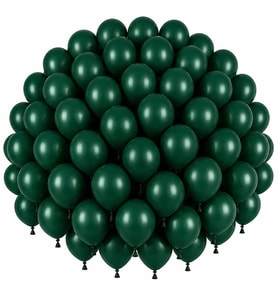 Zümrüt Yeşil Renk Lateks Pastel Balon (30 cm) - 100 Adet