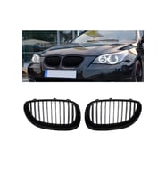  5 Serisi E60/E61 Ön Panjur Mat Siyah