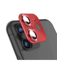 Binano iPhone 11 Pro/11 Pro Max 360 Metal Kamera Koruyucu Kırmızı