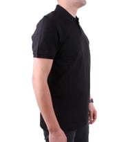 Dagoster DMG23-231319 Siyah Günlük Yarım Patlı Pike Polo Yaka Erkek Tişört