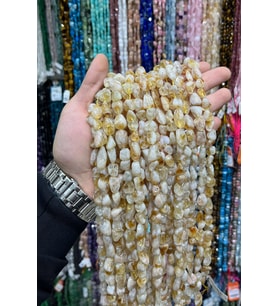 Sitrin Taşı Tımbıl Kesim 8x12mm Doğal Taş Dizi
