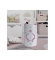 MEKTA HOME BEBEK VE ÇOCUK ODASI Taç Çelenk ve Yıldız Desenli Oyuncak Sepeti